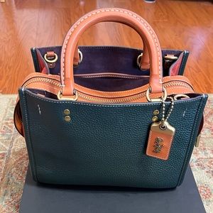 Coach Rogue 25 In Suede Colorblock